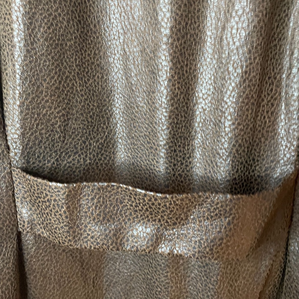 Vintage vegan brown snake printed brown jacket! - Picture 12 of 16